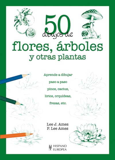 50 dibujos de flores, árboles y otras plantas