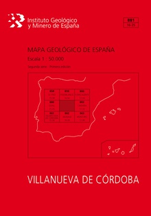 Mapa geológico de España escala 1:50.000. Hoja 881, Villanueva de Córdoba