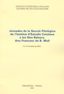 Jornades de la Secció Filològica de l'Institut d'Estudis Catalans a les Illes Balears