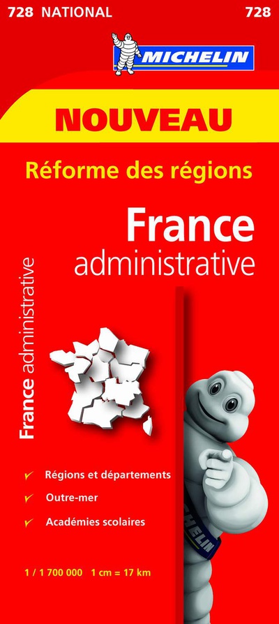 Mapa National Francia Administrativa