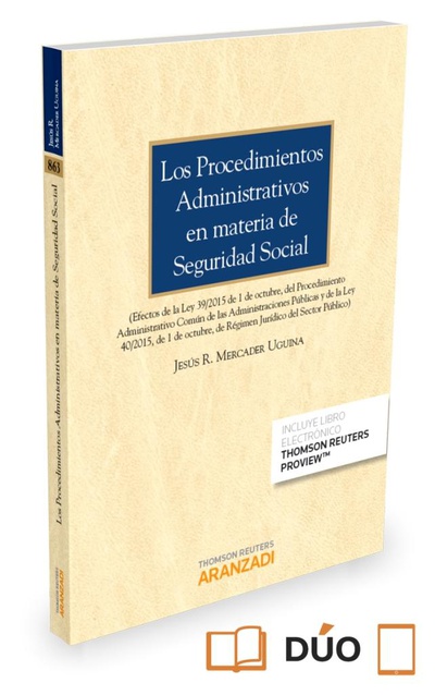 Los procedimientos administrativos en materia de Seguridad Social (Papel + e-book)