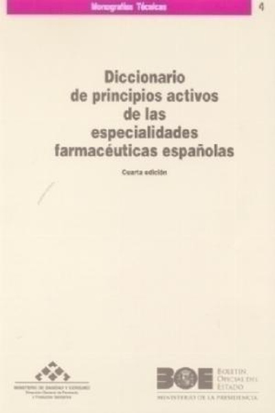 Diccionario de principios activos de las especialidades farmacéuticas españolas