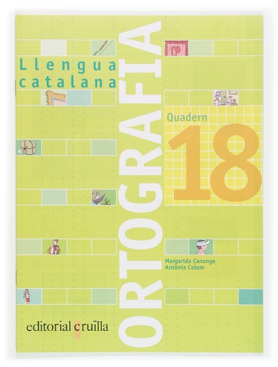 Quadern ortografia 18. Llengua catalana