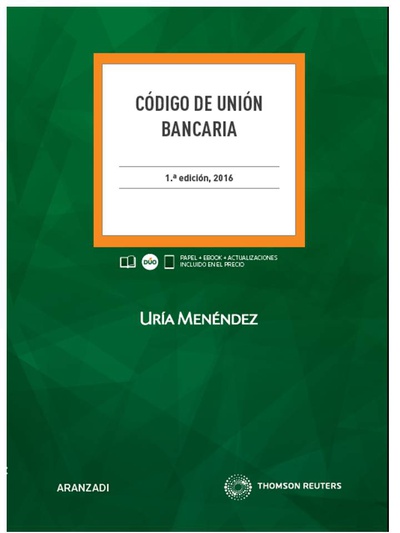 Código de Unión Bancaria (Papel + e-book)