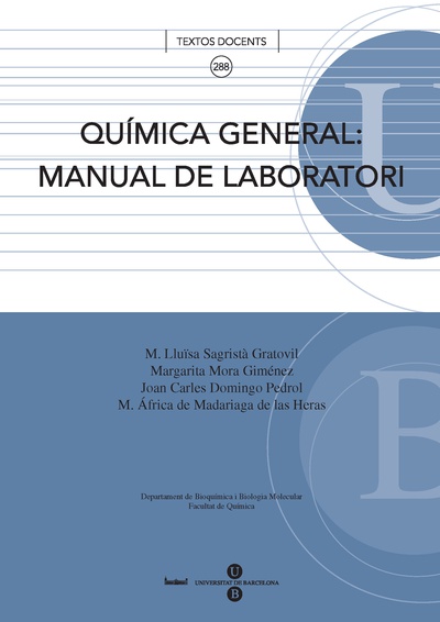 Química General: Manual de laboratori
