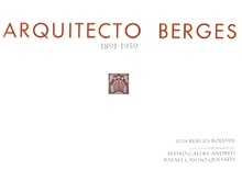 Arquitecto Berges, 1891-1939