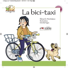 Colega lee 2 - 1/2  la bici-taxi