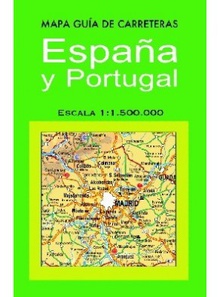 Mapa guía de carreteras España y Portugal