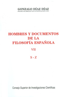 Hombres y documentos de la filosofía española. Vol. VII (S-Z)