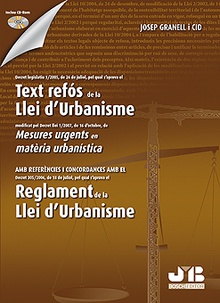 Text refòs de la Llei d'Urbanisme. (inclou CD-Rom)