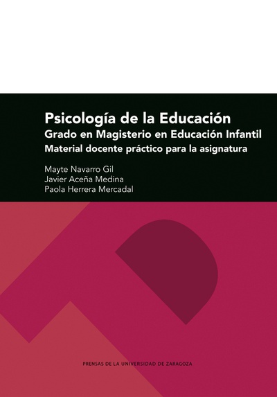 Psicología de la Educación. Grado en Magisterio en Educación Infantil