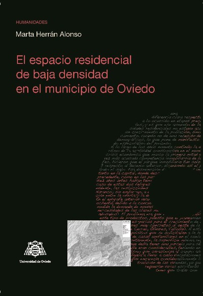 El espacio residencial de BCja densidad en el municipio de Oviedo