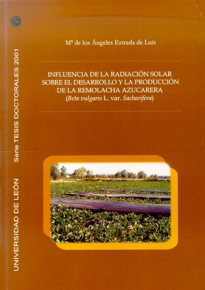 Influencia de la radiación solar sobre el desarrollo y la producción de la remolacha azucarera (Beta vulgaris L. var. Sacharifera)