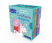 Peppa Pig. Libro juguete - Mi pequeña biblioteca de criaturas mágicas. Sirenas, unicornios, narvales y dragones